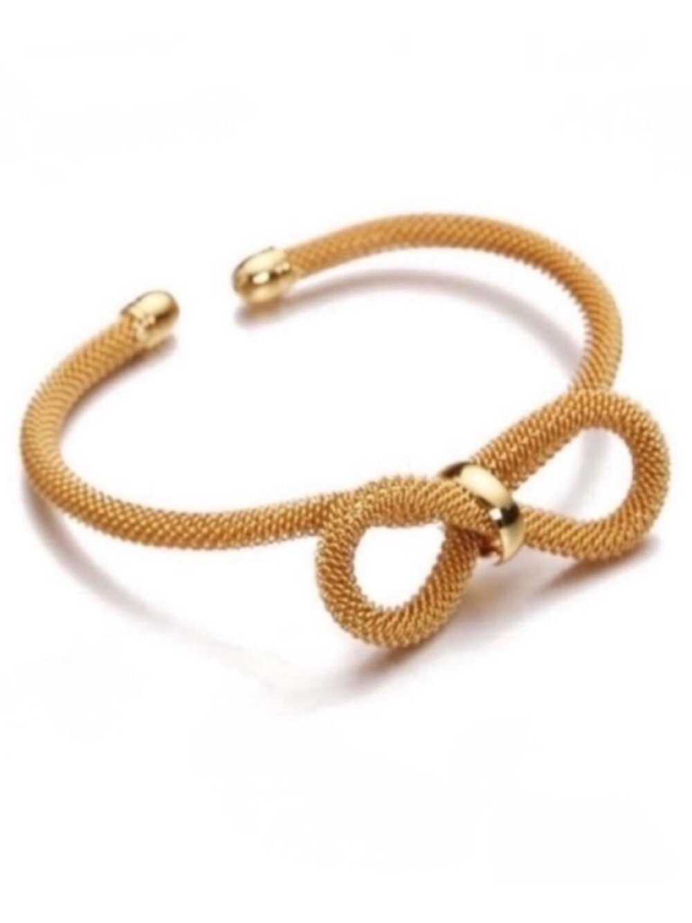 New! Gold Bow Cuff Bracelet NWOT